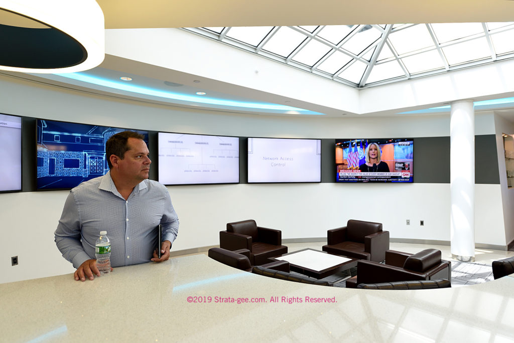 John Clancy, Crestron Vice President of Residential in their Experience Center