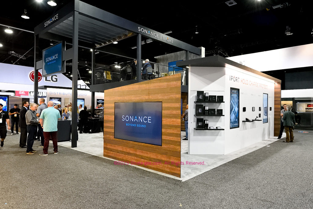 At CEDIA, Sonance showed an all-new booth along with their new logo and branding