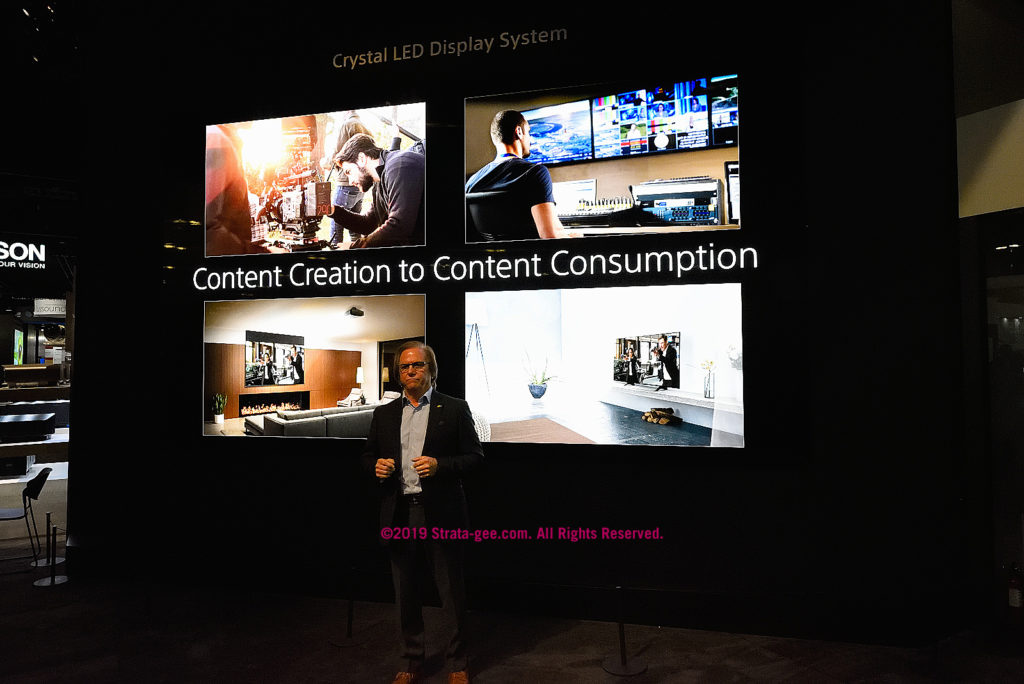 Sony's Mike Fasulo says Sony is involved from content creation to consumption