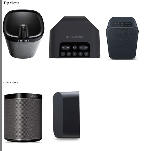 Sonos v Lenbrook's Bluesond photo comparison - this time showing mpre angles