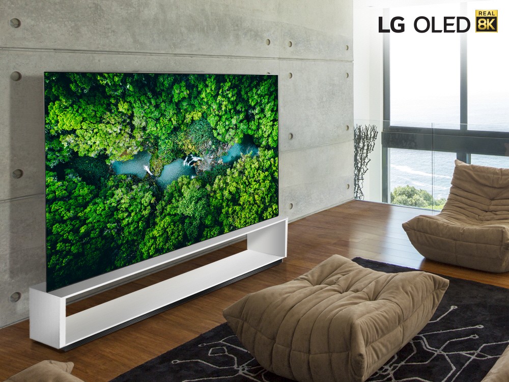 CES 2020 LG Signature 8K OLED TV