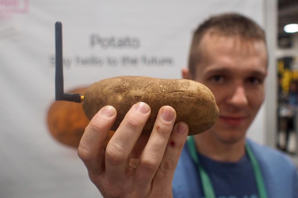 neuraspud smart potato and founder Nicholas Baldeck