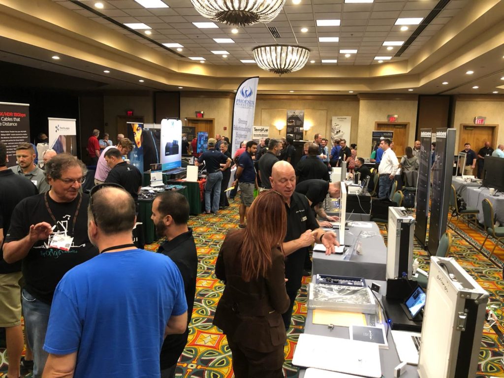 Photo of CEDIA Tech Summit in Florida where attendees were exposed to COVID-19