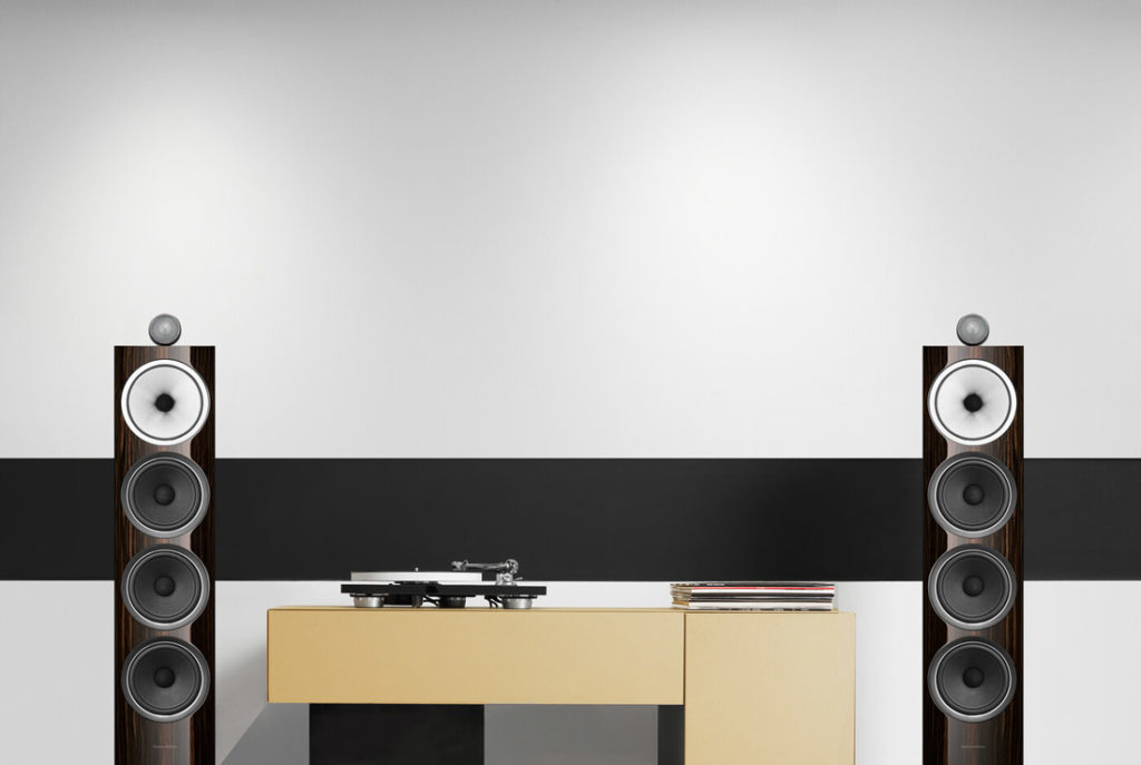 B&W 702 Signature Series speakers