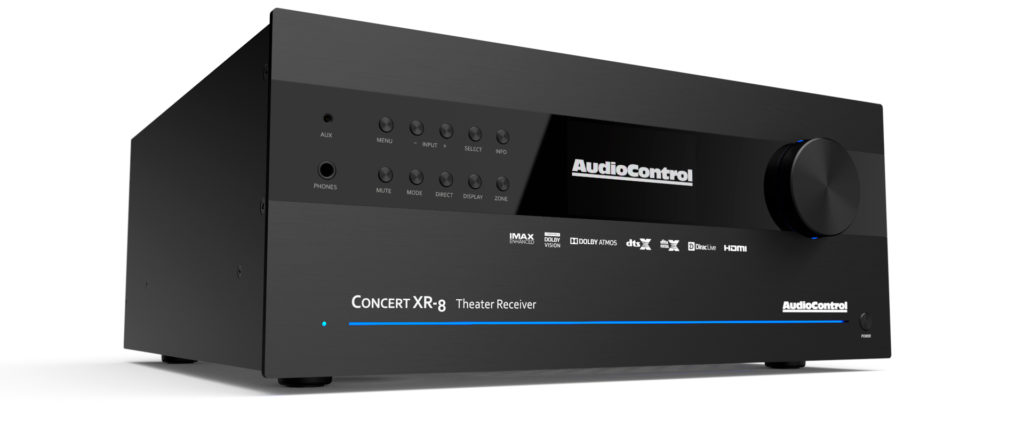 AudioControl Concert XR-8 A/V receiver featuring Dirac Live Bass Control technology