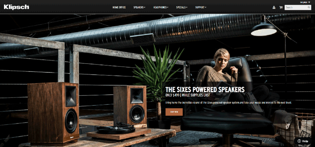 Klipsch website