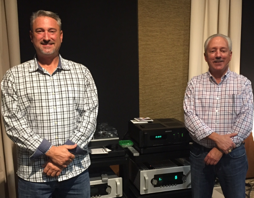 Audio Research Corp executives Trent Suggs and Dave Gordon