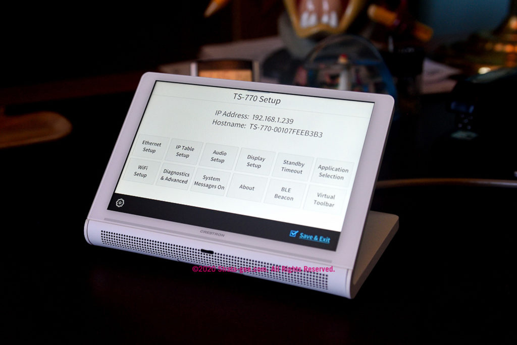 Crestron TS-770 touch screen