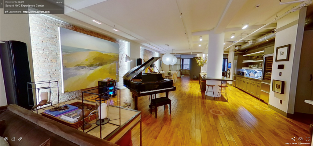 photo of the interior of Savant's New York City Experience Center