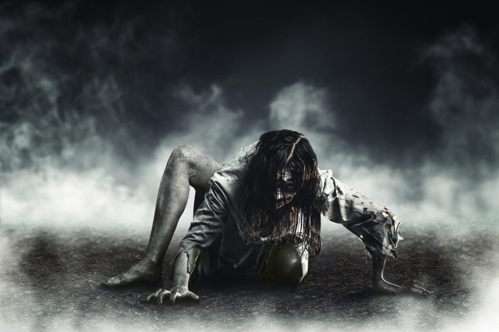 Photo of a zombie