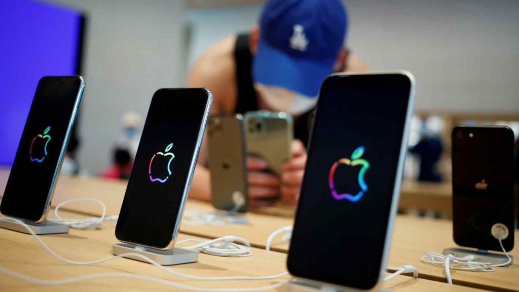 iPhones on display are becoming scarce because of global chip shortage