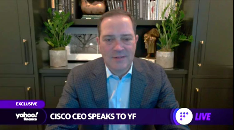 Cisco Systems CEO Chuck Robbins addresses chip shortage