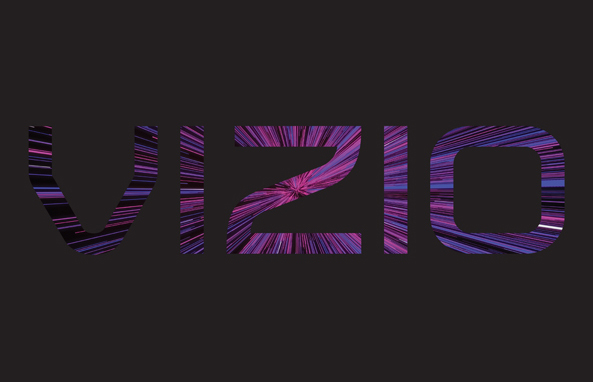 Vizion logo in decorative font