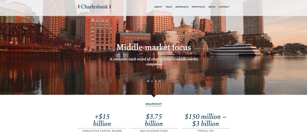 Charlesbank Capital Partners website. They own Sound United