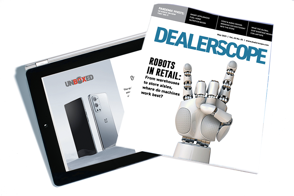 cover of an issue of Dealerscope, a CT Lab magazine