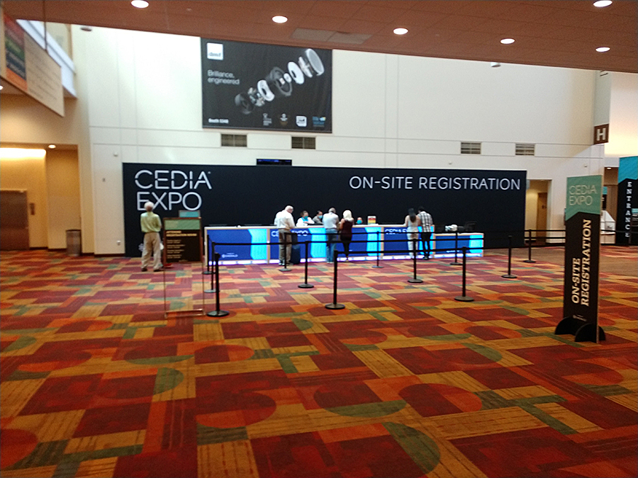 CEDIA Expo on-site registration
