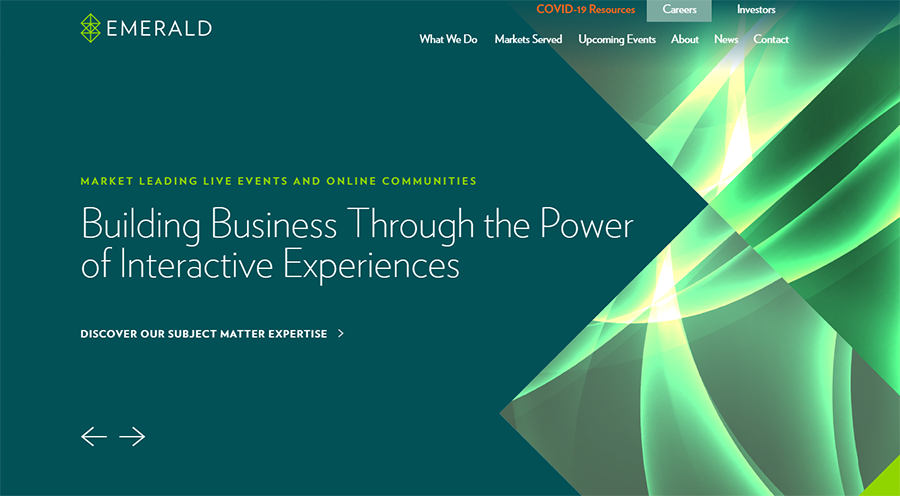 emerald home page