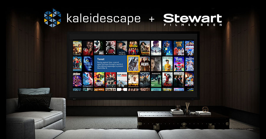 Kaleidescape & Stewart Filmscreen partner on a new promotion