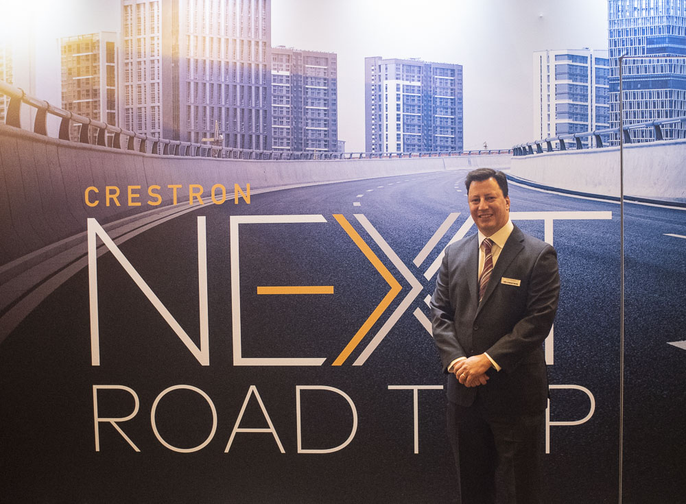 Dan Feldstein at Crestron Next Road Trip in Boston, November 2021