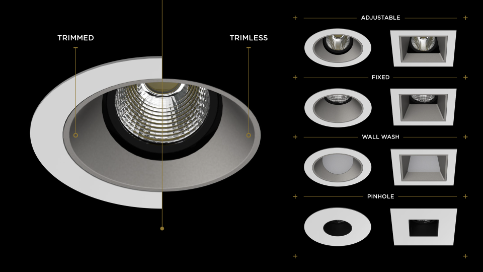 Crestron LED Light Fixture line