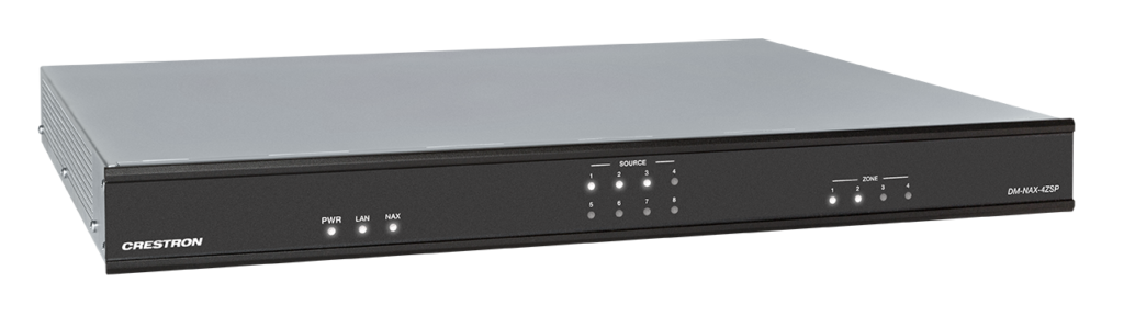 New Crestron DM NAX 4-Zone Streaming Pre-Amplifier