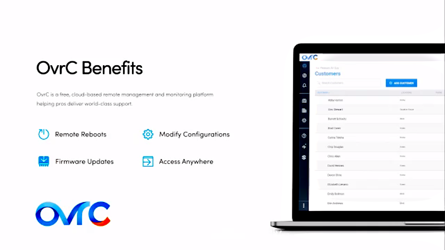 Benefits of the Snap One OvrC rmm solution