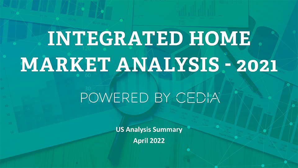 title slide from CEDIA market study