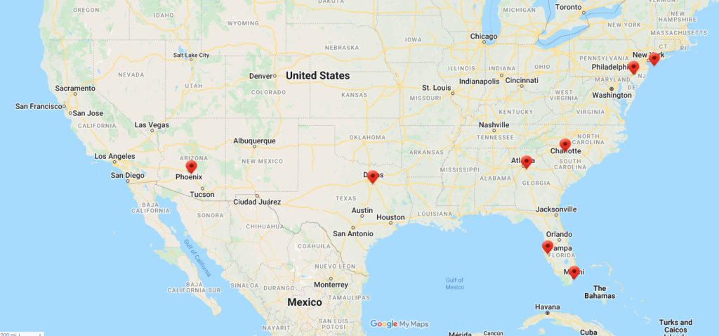 DOW Technologies locations