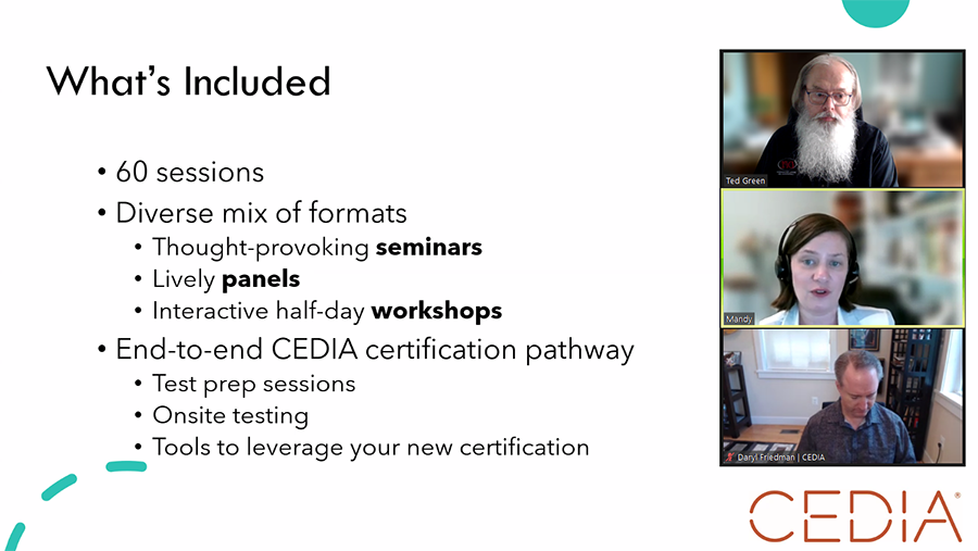 CEDIA briefing slide - overview