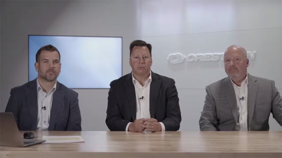 Key executives address the Crestron Supply Chain Town Hall