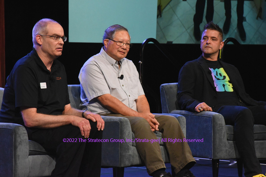 The panel discussing government affairs