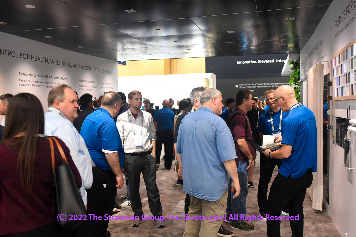 Will Crestron's booth be as active in CEDIA Expo 2023 as it was in 2022?