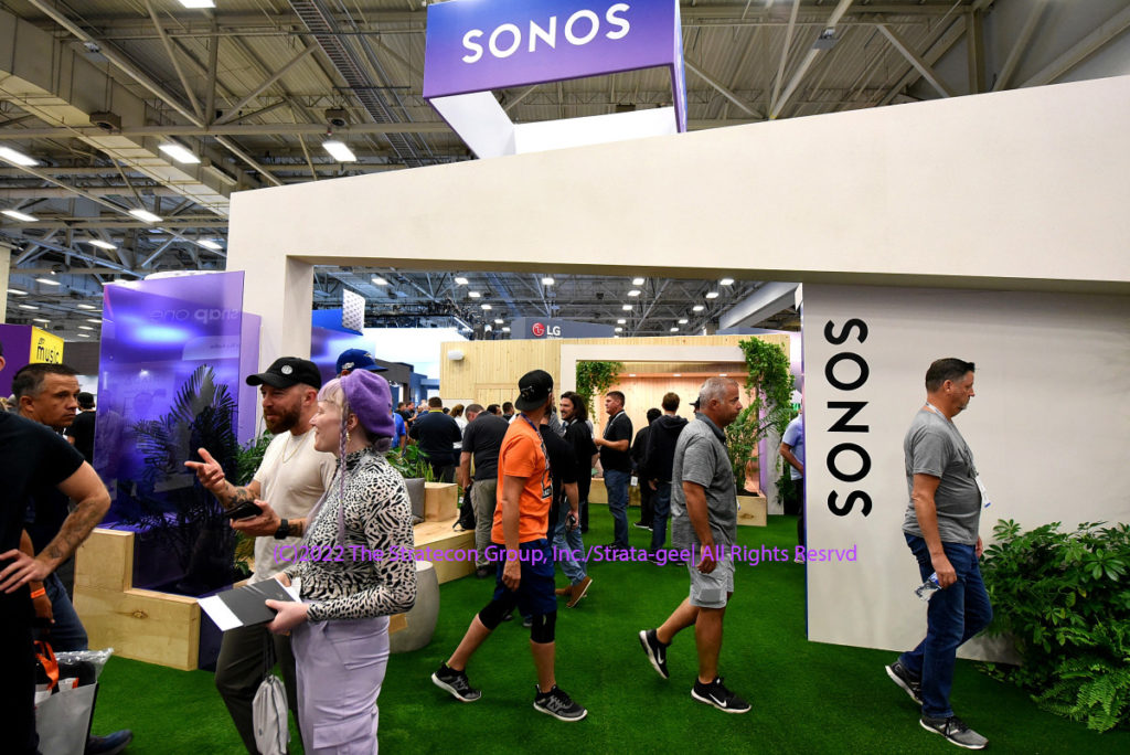 Sonos booth at CEDIA Expo 2022