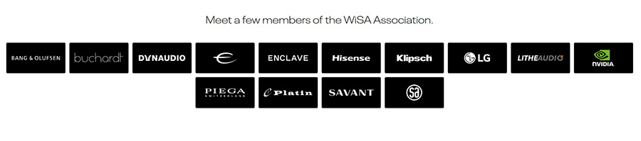 Brands who support WiSA technolgies