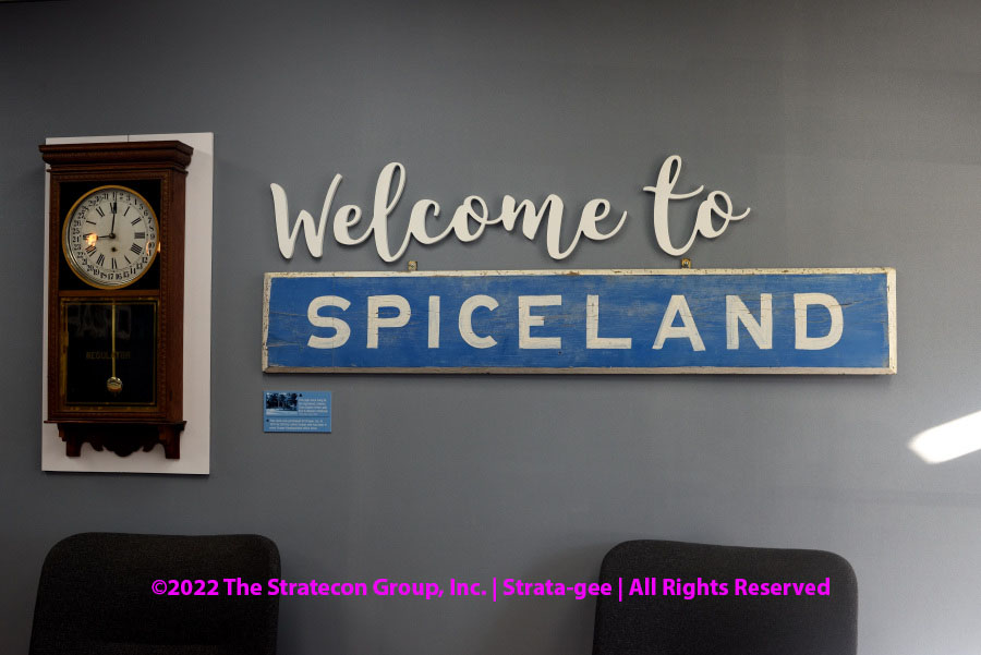 The reception area in the Draper HQ building