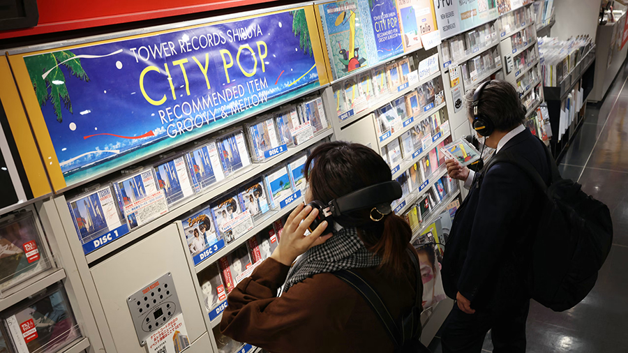 Tower Records opened a store in Japan selling vinyl records in 2021