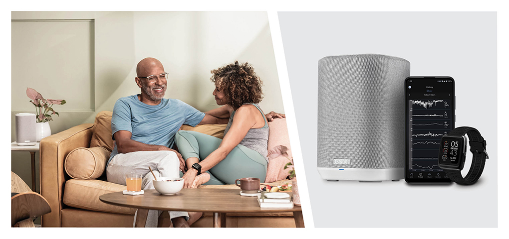 Masimo image showing Sound United brand HEOS