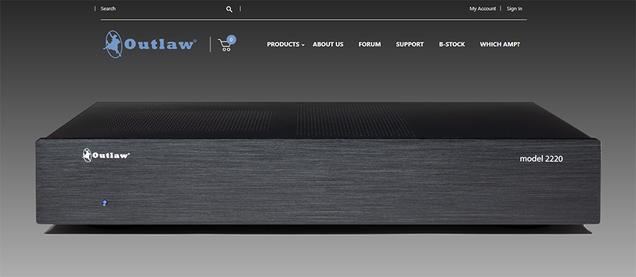 Outlaw Audio website