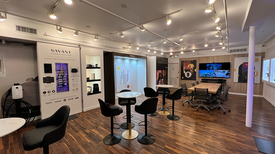 Lower level of the Smart Home Gallery