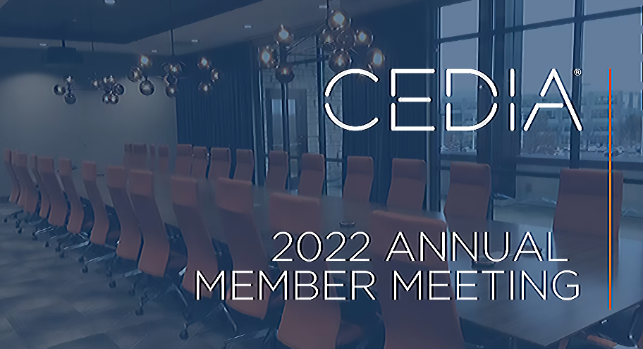 2022 CEDIA Member Meeting title slide