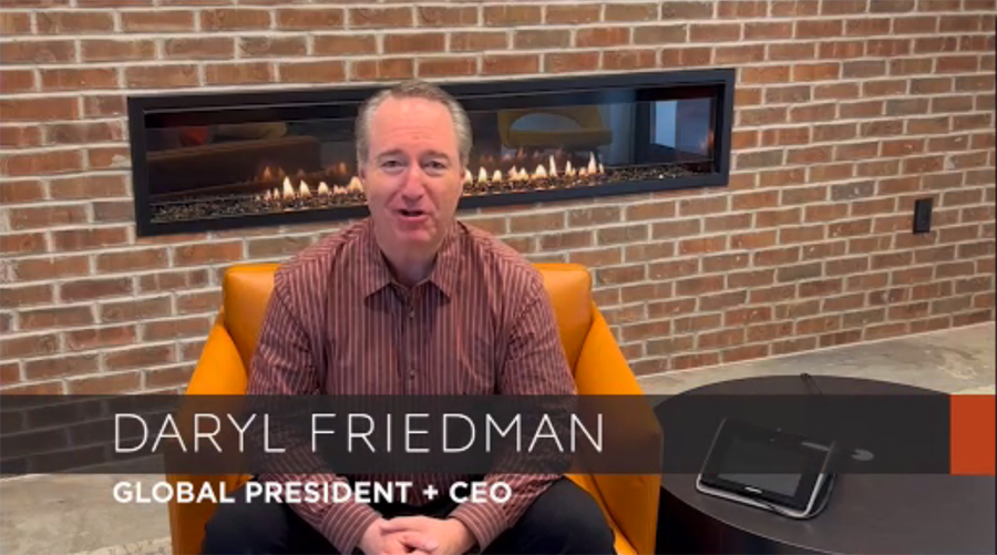 Daryl Friedman addresses members at the 2022 CEDIA Member Meeting