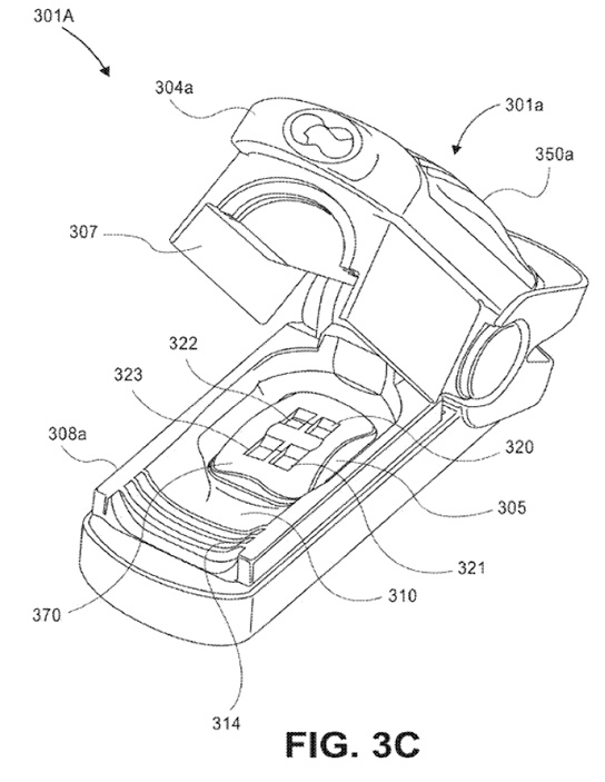 Masimo patent for blood oxygen testing device