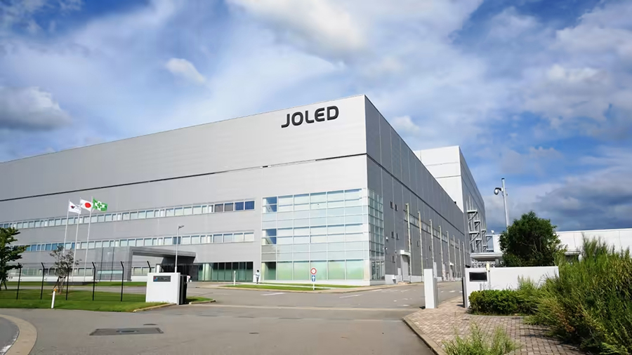 Photo of JOLED factory