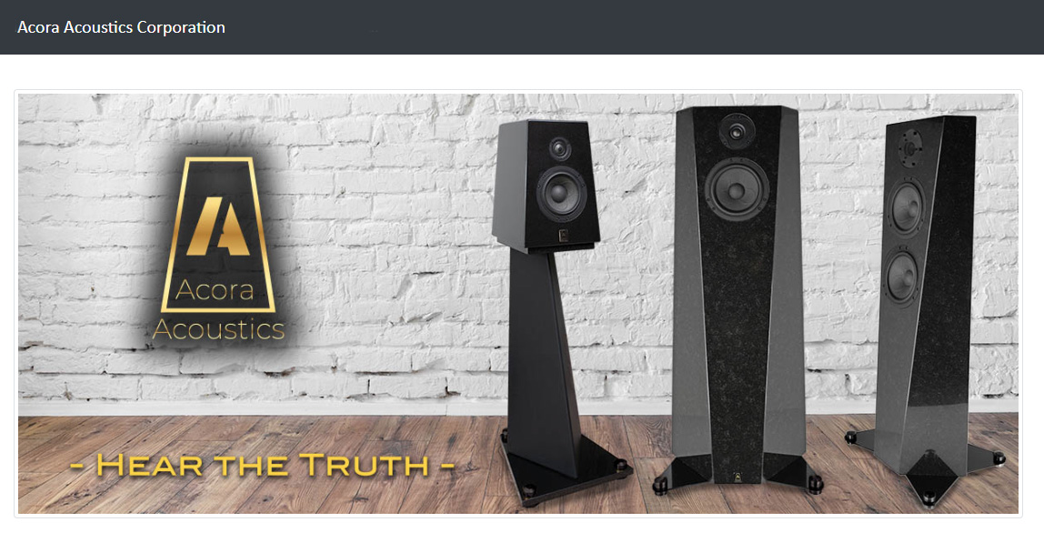 Acora Acoustics website