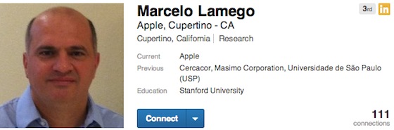 Dr. Marcelo Lamego former Masimo CTO who went to work at Apple