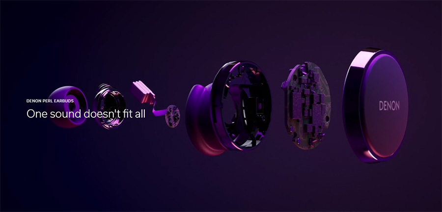 Exploded view of Denon PerL from Masimo