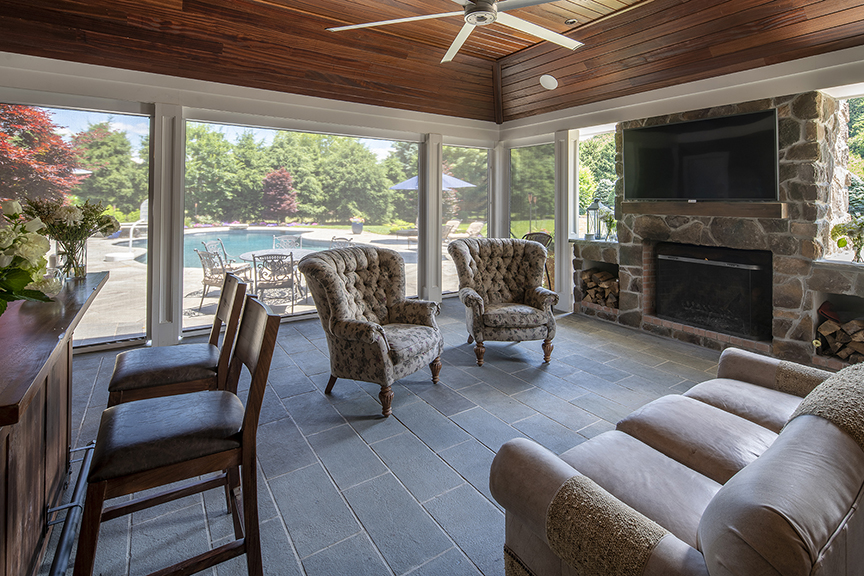 Draper at Home outdoor screens