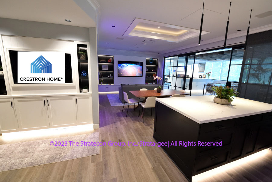 Crestron residential showroom for Crestron Home