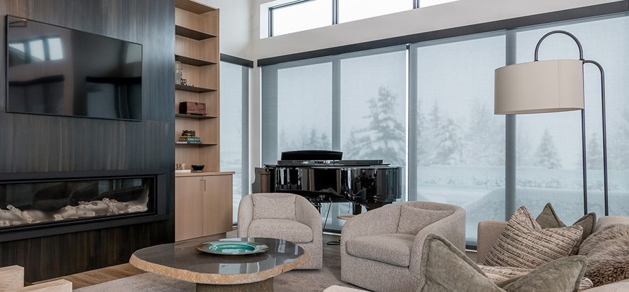 Draper at Home residential roller screen products