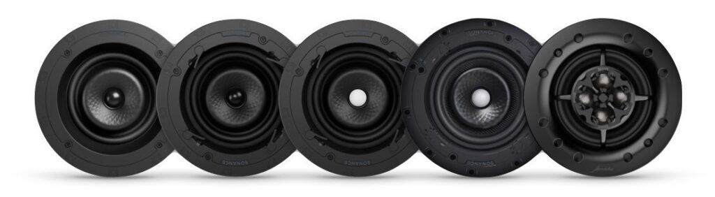 The new Sonance VX and James VXQ series of speakers